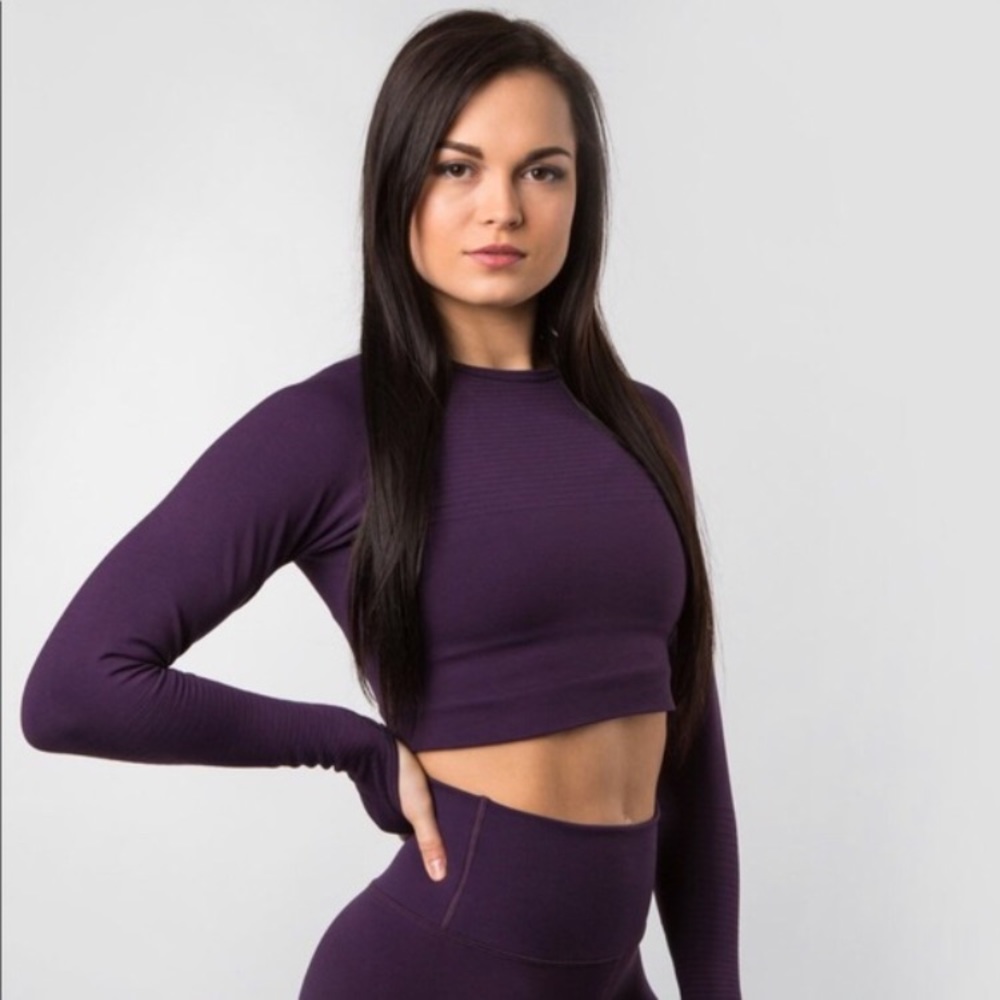 Alphalete long sleeve crop